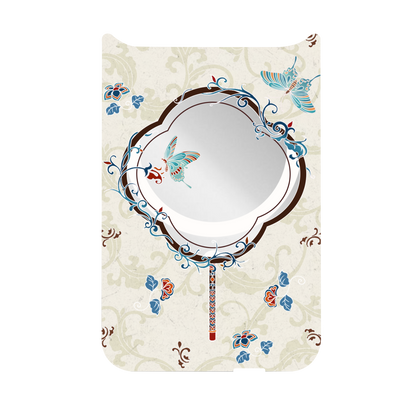 Floral Mirror (White)