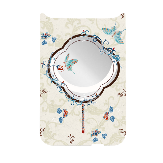 Floral Mirror (White)