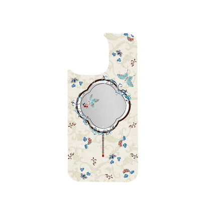 Floral Mirror (White)