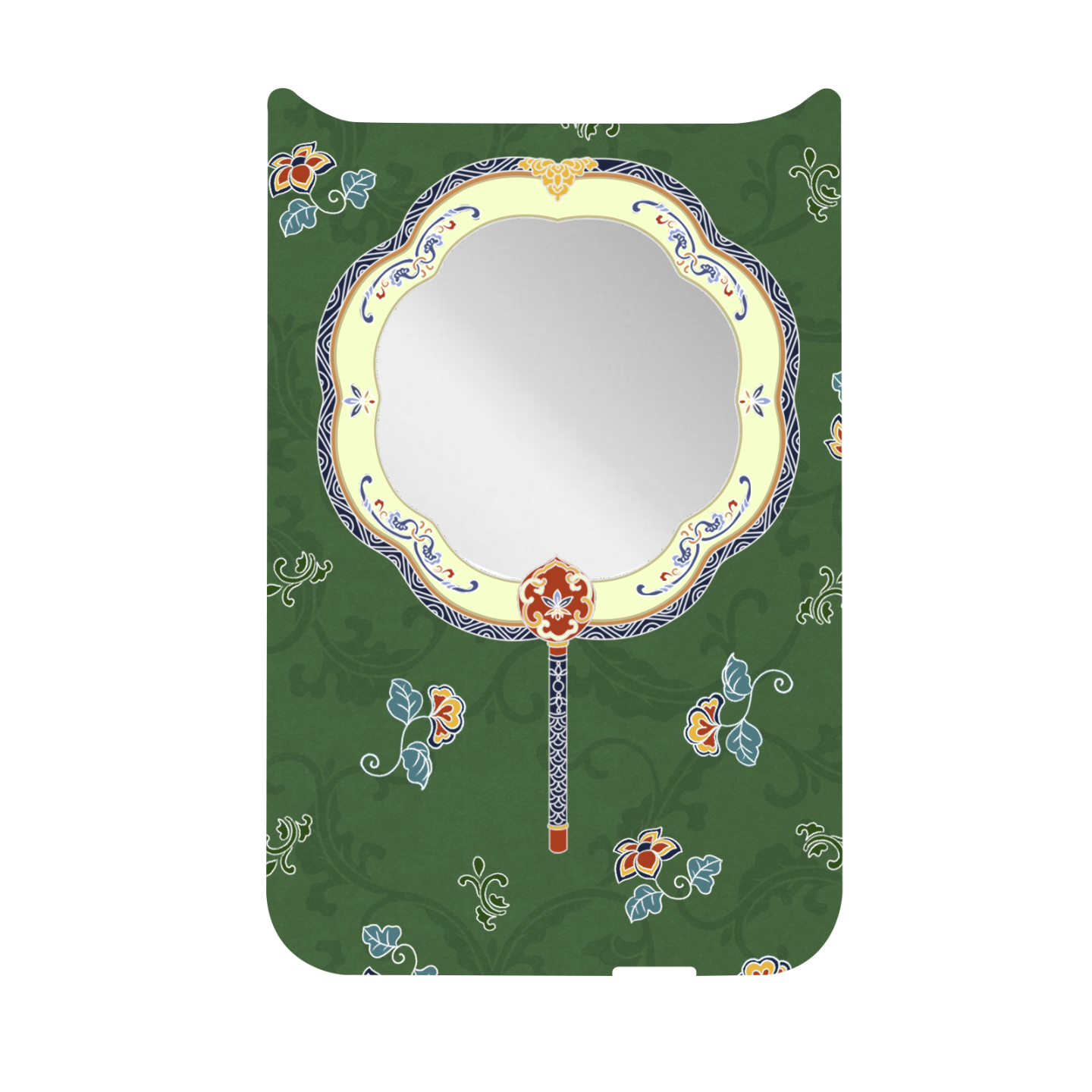 Floral Mirror (Green)