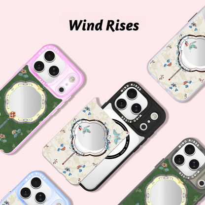 Floral Mirror (White)